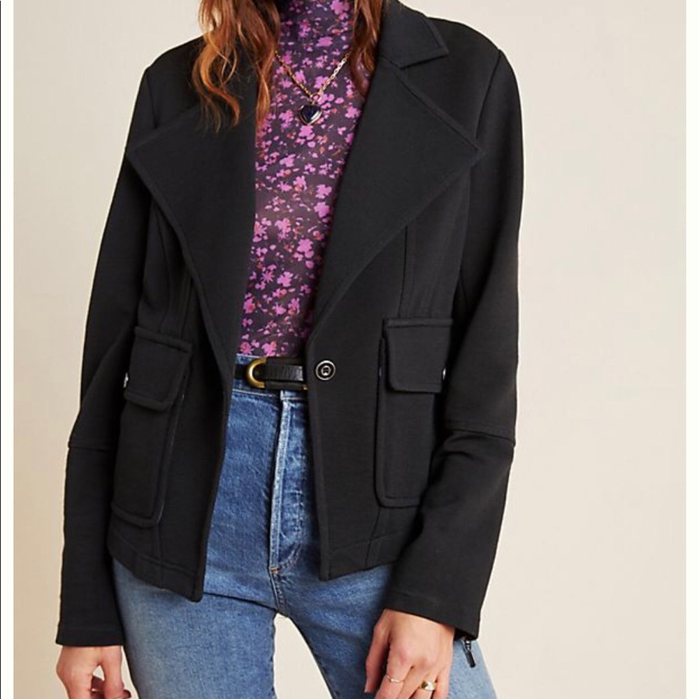 Cotton Moto Jacket Blazer